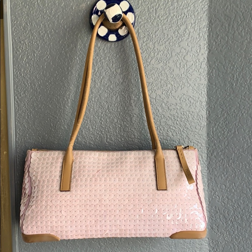Prada sequin should bag - repriced for authentication*